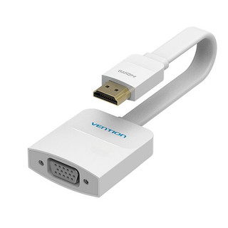 Cáp chuyển đổi HDMI sang VGA dẹt có audio hàng chính hãng Vention ACKWB