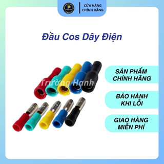 100 Đầu cos dây điên, cos đầu đạn, bộ đầu cos đực (MRD) cái (FRD)