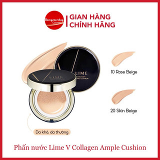 Phấn nước lime v collagen ample cushion - cho da khô