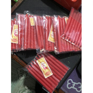 SET 5 Vỉ Nến Thắp Hương Đỏ Bé 9cm
