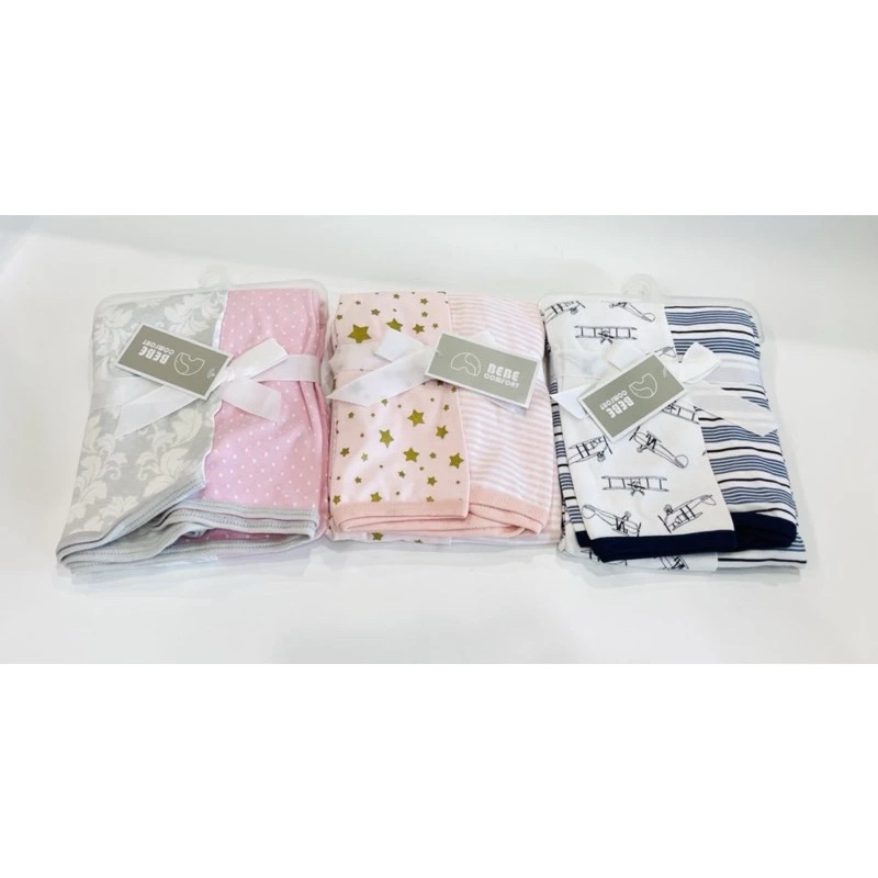 set 2 chăn đắp mỏng cho bé