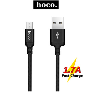 Dây sạc nhanh Hoco USB to Micro 1.7A  chất liệu siêu bền dùng cho điện thoại, các thiết bị di động