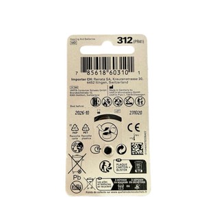 Vỉ 6 viên pin máy trợ thính PR41 NEXcell