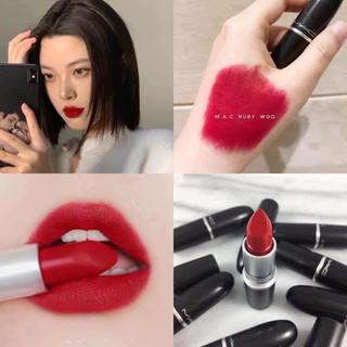 Son MAC Ruby Woo 707- Màu đỏ quyến rũ, trẻ trung