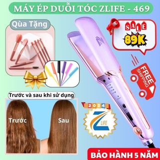  Máy duỗi tóc ép tóc Zlife Z-469 Máy là kẹp làm thẳng tóc chính hãng Kéo tóc thẳng không gây hư tổn 