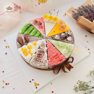  Set 20 10 5 hộp Mica tam giác đựng trái cây panna cotta bánh kem lạnh tiramisu mousse siêu sang LC48 