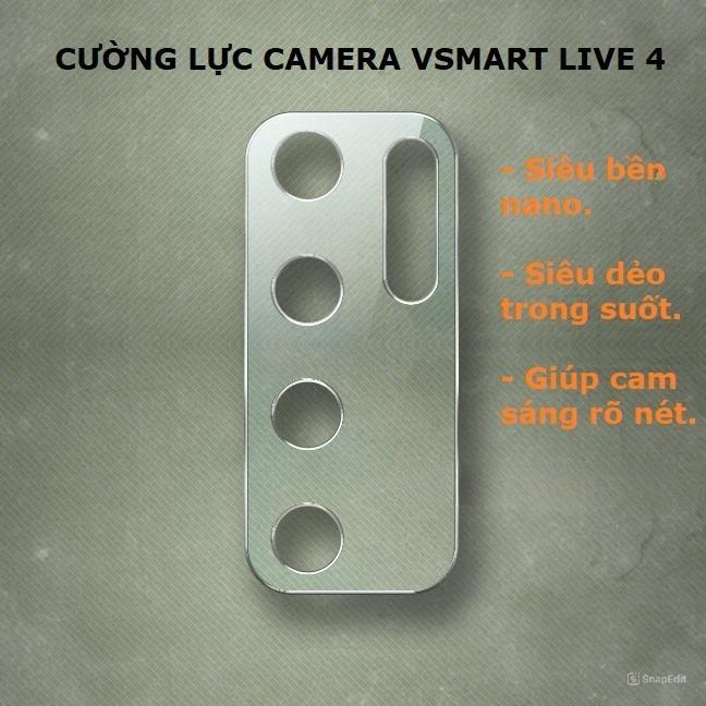 (mua 1 tặng 1) Dán cường lực nano camera Vsmart Live 4