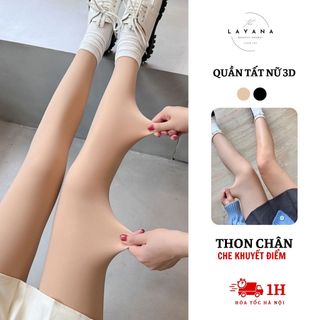 Quần tất nữ 3D màu da dày LAYANA che khuyết điểm thon chân giữ ấm độ dày 250D cao cấp_LAYANA STORE