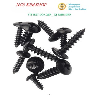 Vít Bắt Loa Xịn M4, M4.5, M5 Mạ Đen