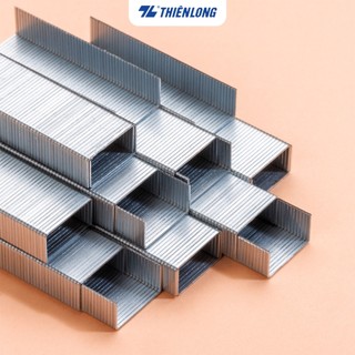 Kim bấm số 10 Thiên Long Flexoffice FO-STS02 làm từ thép cao cấp, bóng sáng không rỉ, có độ cứng cao