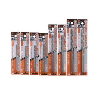 Mũi khoan tường, bê tông Unika mã B đuôi tròn chuyên búa đầu kẹp - Khoan đá, bê tông, tường gạch