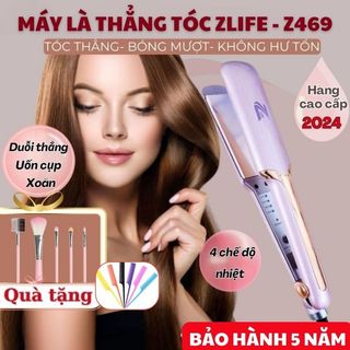  Máy ép tóc duỗi tóc cao cấp Zlife-469 Máy là kẹp làm thẳng tóc chính hãng Kéo tóc thẳng 