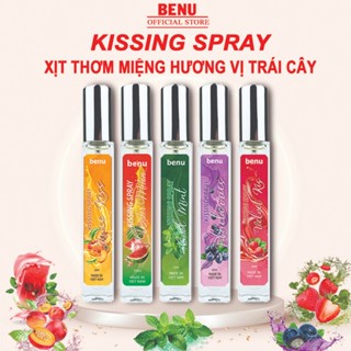Xịt Thơm Miệng BENU Vị Đào Mới Lạ Kissing Spray Sịt Thơm Miệng Vị Đào Ngọt Ngào, Vị Bạc Hà The Mát