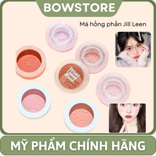 Phấn Má Hồng Jill Leen Màu Đào Tự Nhiên Mờ Lấp Lánh Không Thấm Nước,Má Hồng Tím Bền Màu Lâu Trôi Chính Hãng BOWSTORE