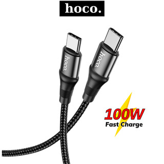 Dây sạc nhanh Type C 100W HOCO Cáp bọc dù siêu bền cho dòng Android máy tính xách tay samsung xiaomi