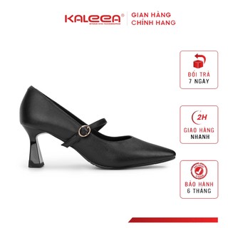 Kaleea  - Giày Cao Gót Dây Khóa Mũi Nhọn Đế Cao 7p - BG01