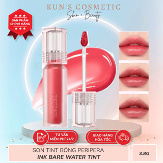 Son Tint Bóng Peripera Ink Bare Water Tint bền màu lâu trôi 3.8g 01 02 05 06