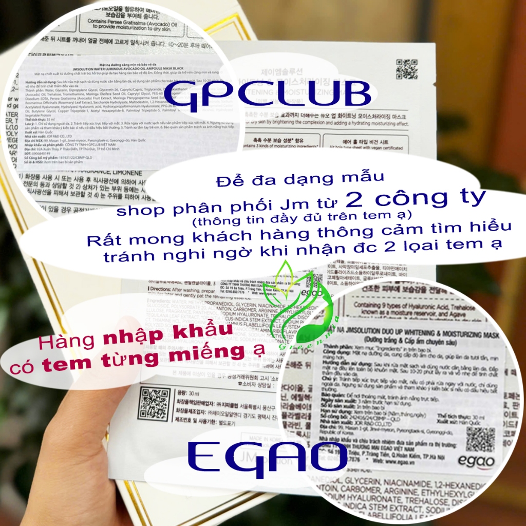 JM Solution Mặt Nạ Hàn Quốc [MIẾNG LẺ] Ngọc Trai, Ốc Sên, Trứng Cá, Mật Ong [TẶNG 1 BỜM KHI MUA 10 MIẾNG] | BigBuy360 - bigbuy360.vn