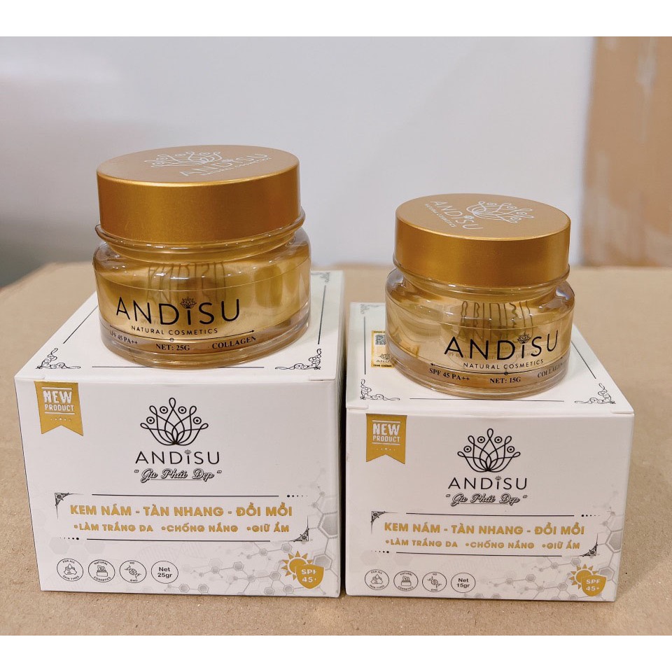 KEM ANDISU SẠCH NÁM – TÀN NHANG – ĐỒI MỒI TRÊN DA