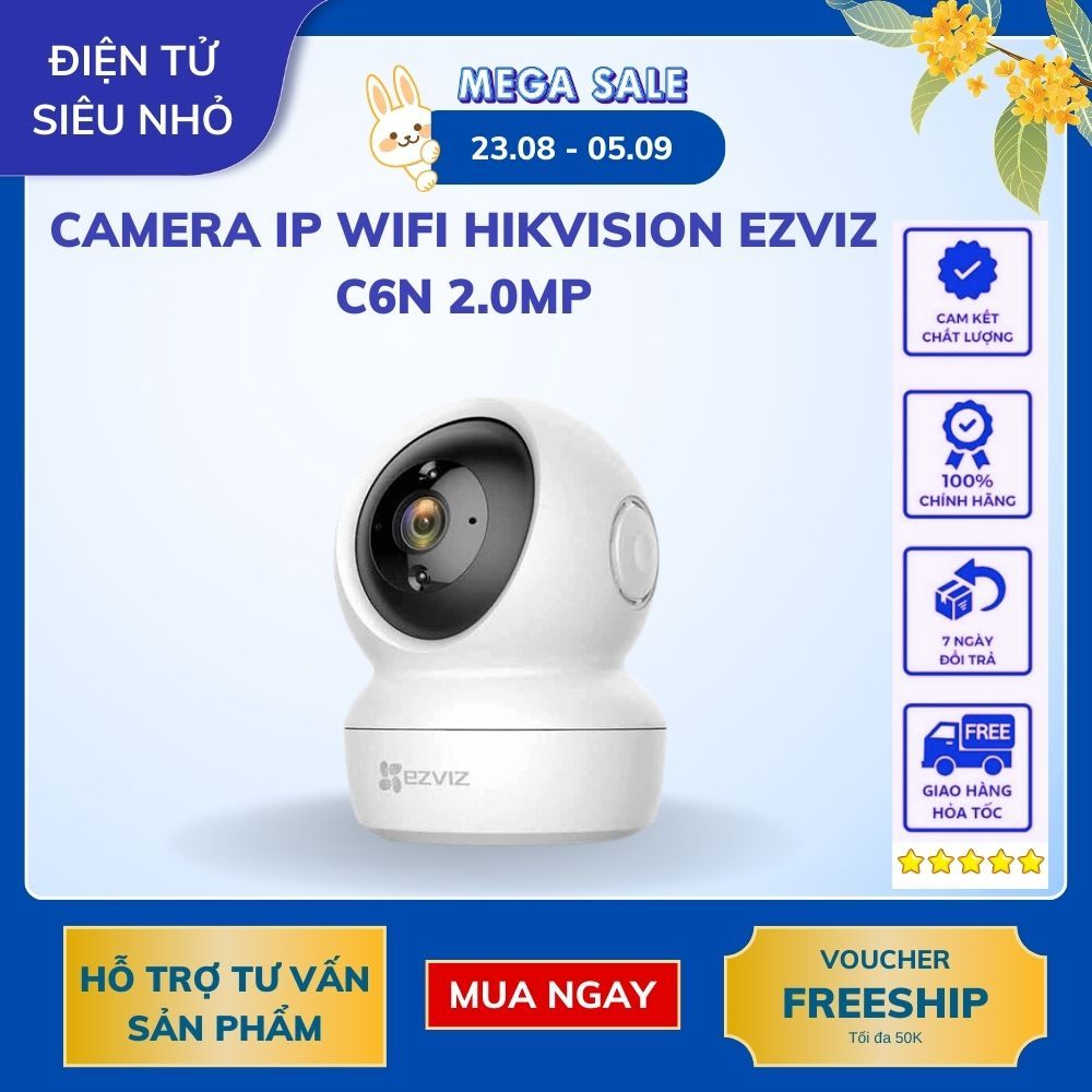 Camera IP Wifi Hikvision Ezviz C6N 2.0MP - Hàng chính hãng