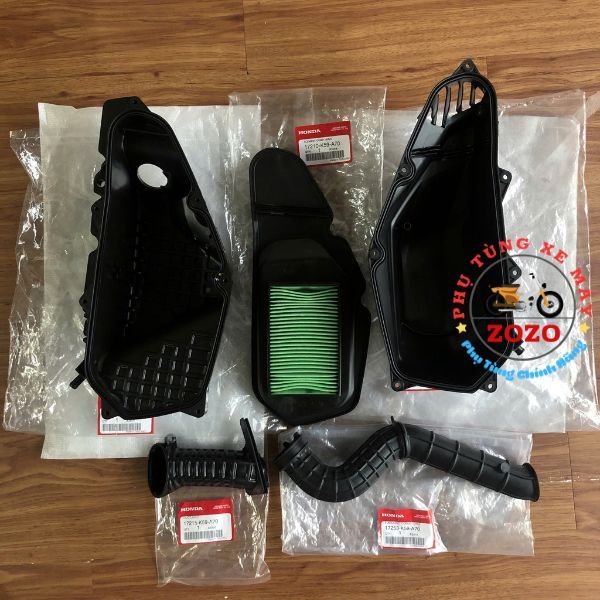 Bộ pô e Vario - Click 150 (2018-2021)  -17210-K59-A70/ 17245-K59-A70/ 17253-K59-A70/ 17215-K59-A70/ 