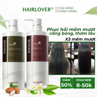 Dầu gội Karseell Macca dưỡng tóc mềm mượt cho tóc khô xơ hư tổn thơm hương nước hoa nữ 500ml Chính Hãng- HAIRLOVER