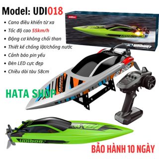Tàu Cano Điều Khiển Từ Xa UDI018 Nâng Cấp Tốc Độ Cao 55km/h Không Chổi Than 3100KV UDIRC Chống Lật - Hata Shop Đồ Chơi