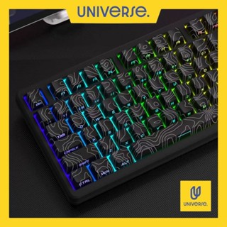 Keycap Contour - Keycap Xuyên LED Contour Side Engraved - PBT Dyesub 132 Nút Bàn Phím Profile Cherry