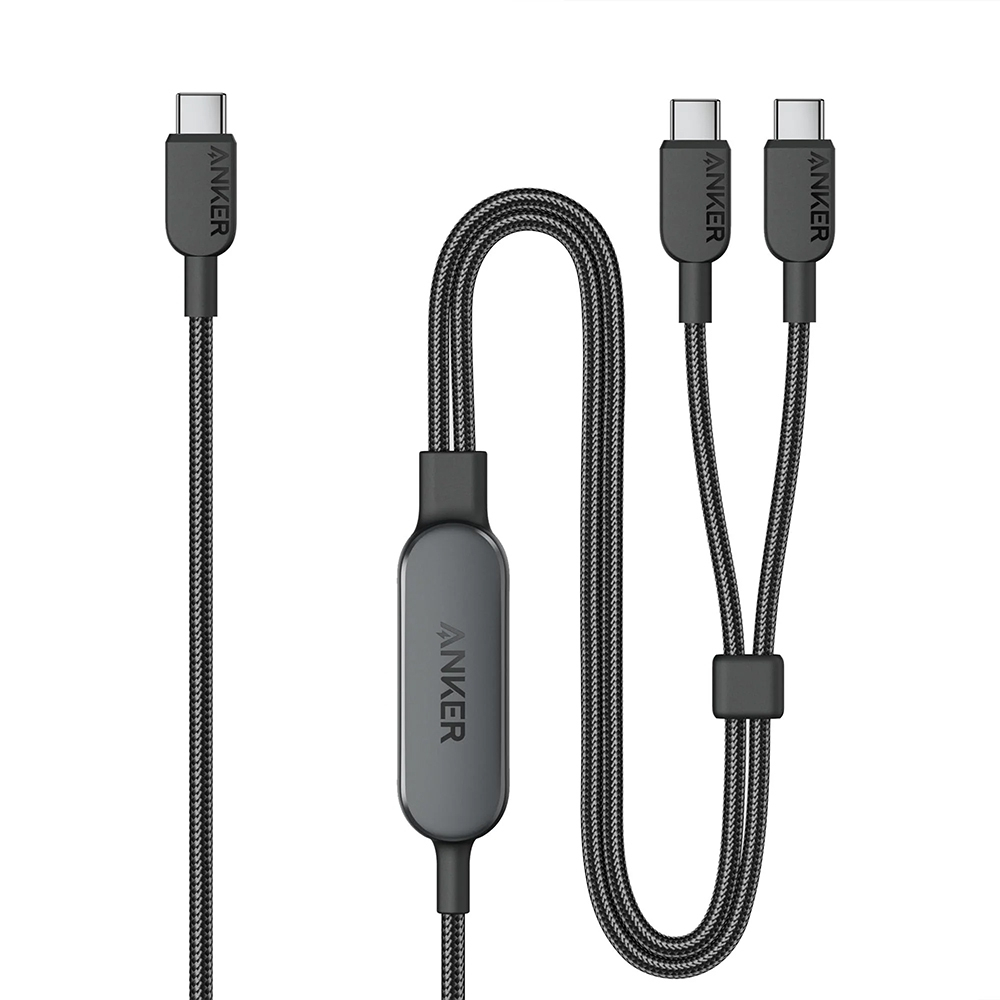 DÂY SẠC CHIA 2 ĐẦU TYPE-C 140W ANKER A8895