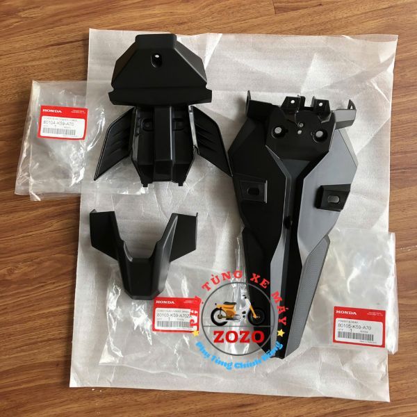 Bộ đuôi sau Vario/Click 2018 (3 món)  - 80105-K59-A70/ 80103-K59-A70ZA/ 80104-K59-A70