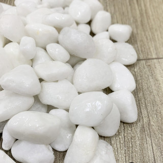 [ Nhiều size ] Đá sỏi trắng trang trí ( chọn size )