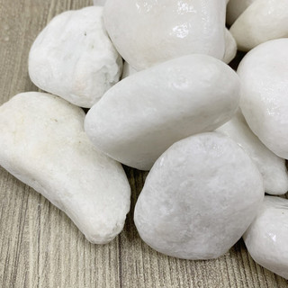 [ Nhiều size ] Đá sỏi trắng trang trí ( chọn size )