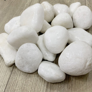 [ Nhiều size ] Đá sỏi trắng trang trí ( chọn size )