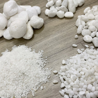 [ Nhiều size ] Đá sỏi trắng trang trí ( chọn size )
