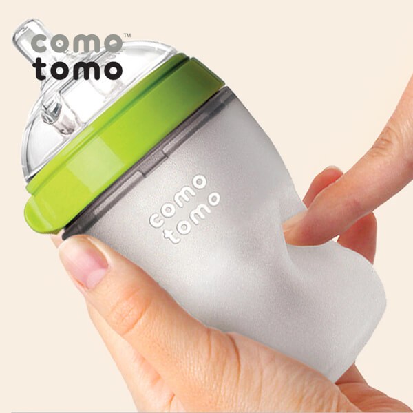 Bình Sữa Comotomo 150ml/250ml Núm Silicon Siêu Mềm [Como Tomo Baby Bottle]