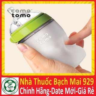 Bình Sữa Comotomo 150ml/250ml Núm Silicon Siêu Mềm [Como Tomo Baby Bottle]