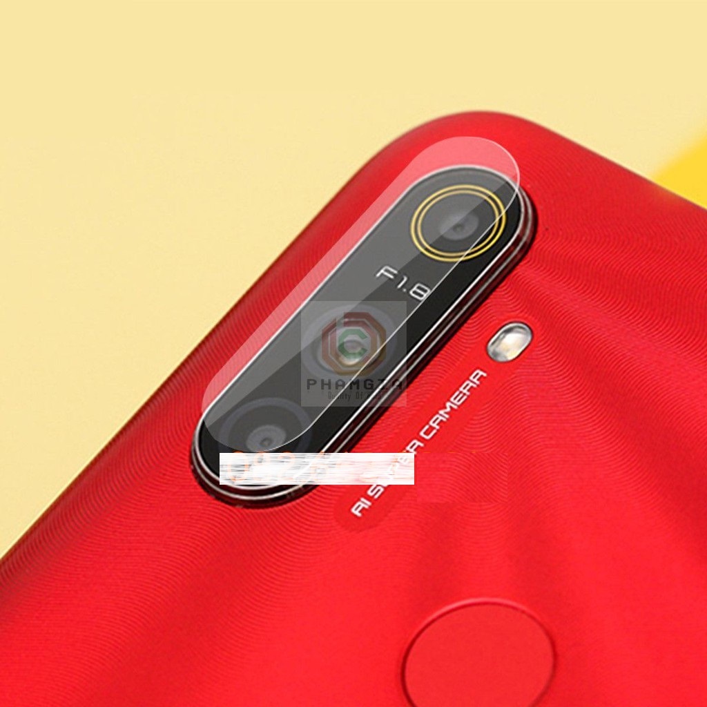 (Mua 1 tặng 1)  Cường lực Camera dành cho Realme C3 loại nano trong suốt