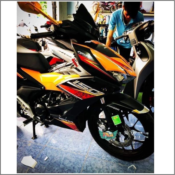 Tem Rời Winner X cam đen (V)