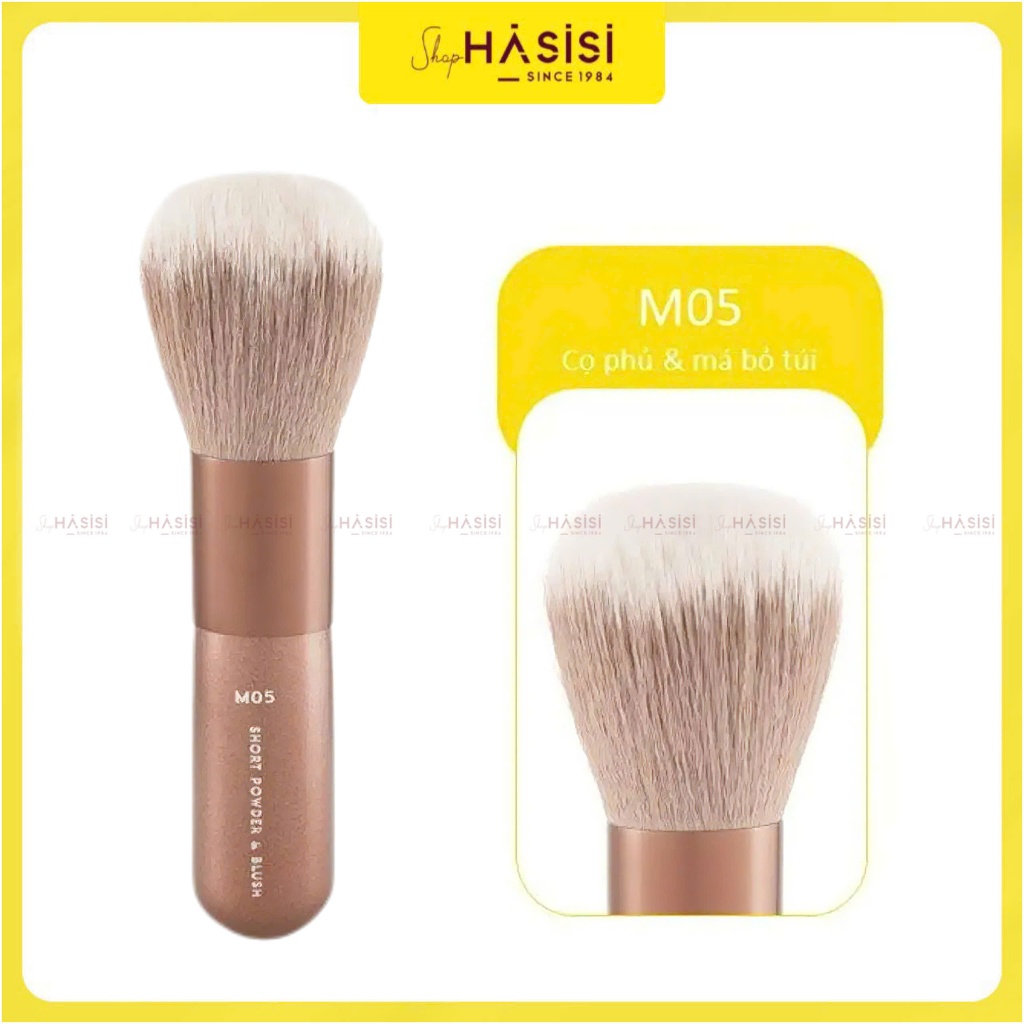 Cọ Phủ Đầu Tròn Cán Ngắn M05