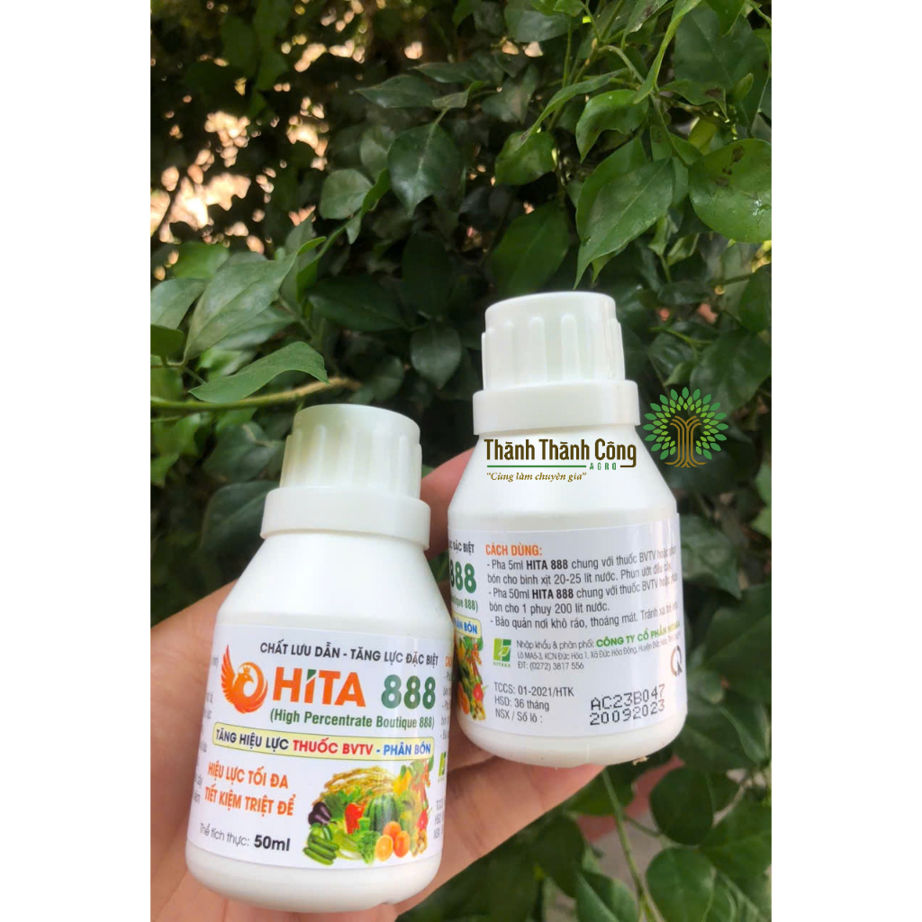 phân bón HITA 888 chai 50ml - chất lưu dẫn, bám dính