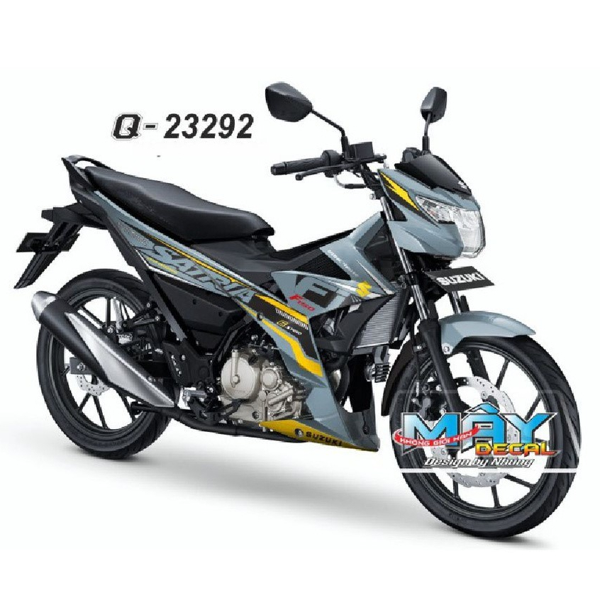 Tem Rời Satria Fi xám đen (J)