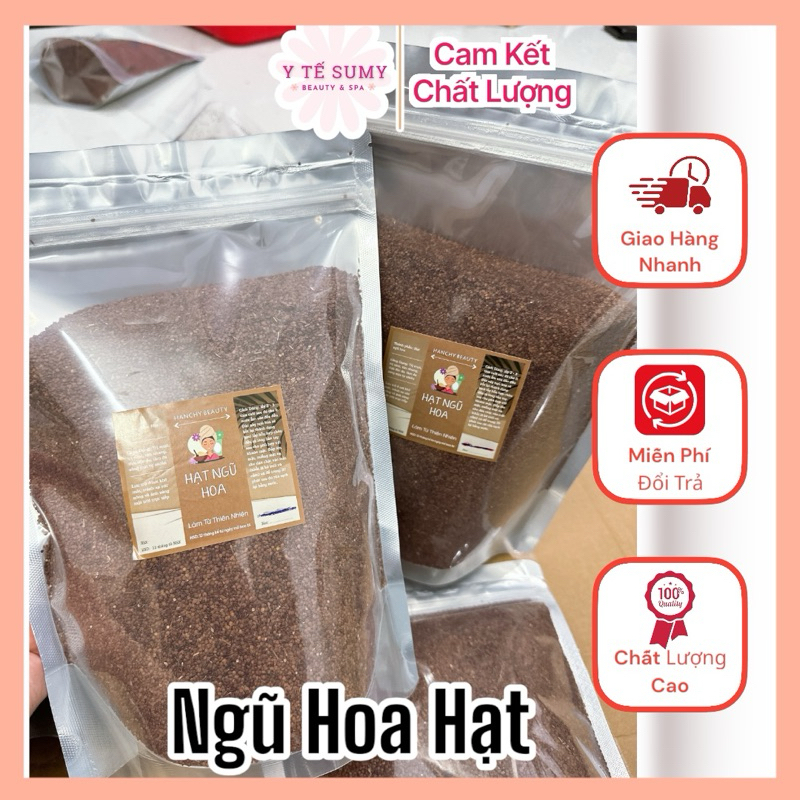 Gói 1 kg  Ngũ Hoa Hạt To - Hạt Đình Lình Loại 1  - ngũ hoa hạt to- ngũ hoa hạt to đắp mặt nạ