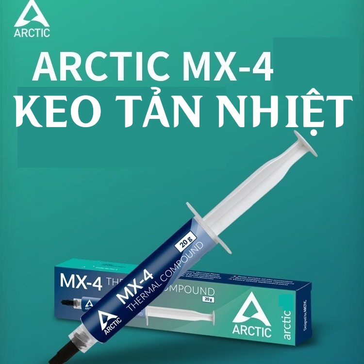 Keo Tản Nhiệt Thermal Arctic MX4 Chính hãng Bảo Vệ Máy Giảm Nhiệt Độ CPU Bản Mới Nhất Hiệu Năng Cao 