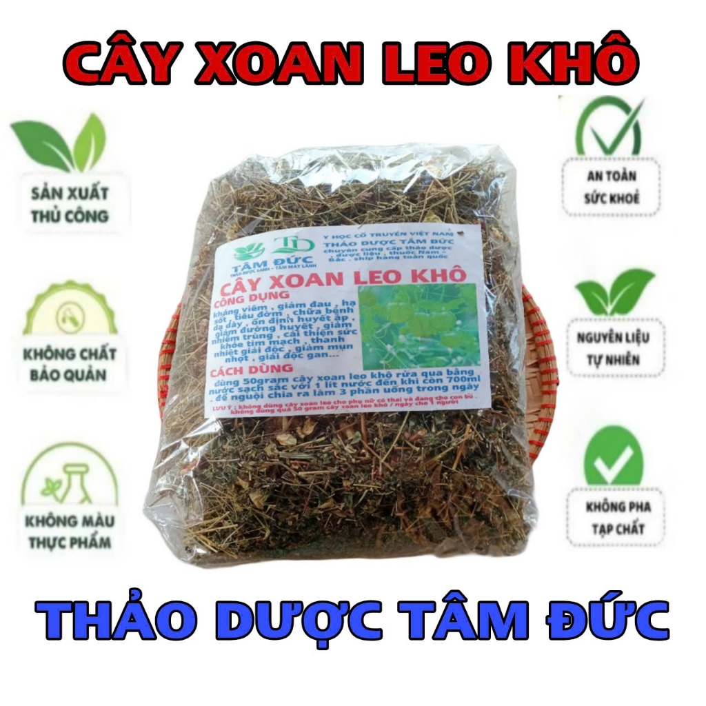 1kg cây xoan leo sấy khô hữu cơ