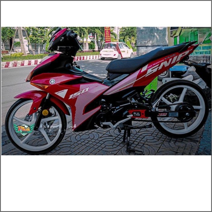 Tem Exciter 150 Sniper đỏ trắng rời (V)