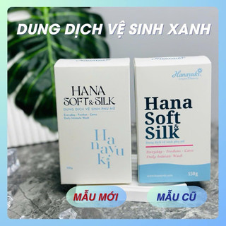 DUNG DỊCH VỆ SINH HANA XANH SOFT & SILK MẪU MỚI