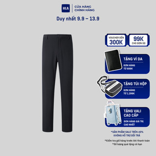 HLA - Quần tây nam ống suông co giãn mềm mại cao cấp Four-sided stretch casual pants