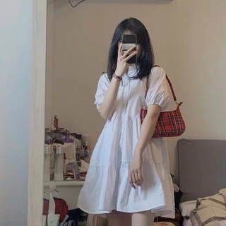 Đầm sơ mi cổ đức siêu đẹp 1103