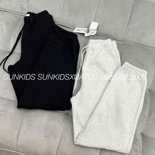 Quần nỉ bông NAM NỮ bo gấu
