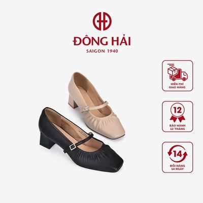 Giày Cao Gót Đông Hải Cổ Nhún-GYM04